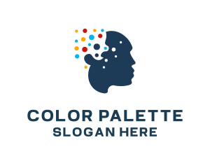 Colorful Mind Psychology logo design