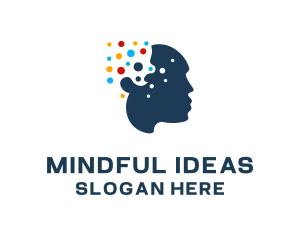 Colorful Mind Psychology logo design