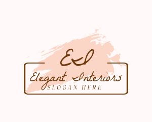 Elegant Paint Stylist logo design