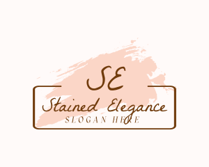 Elegant Paint Stylist logo design