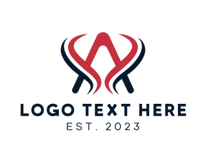 Agency - Gaming Professional Media Letter A logo design