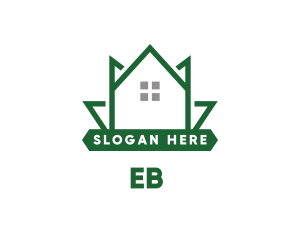 Oil - Green Leaf House logo design