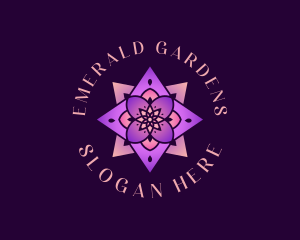 Wellness Flower Garden logo design