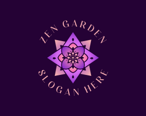 Wellness Flower Garden logo design