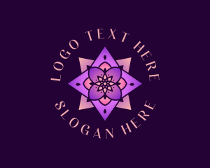 Wellness Lotus Flower Logo