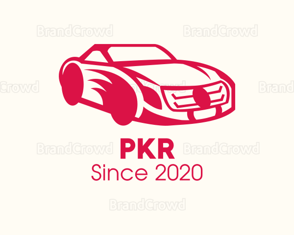 Red Sports Car Logo