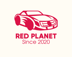 Red Sports Car logo design