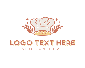 Bakeshop - Chef Hat Bread Bakery logo design