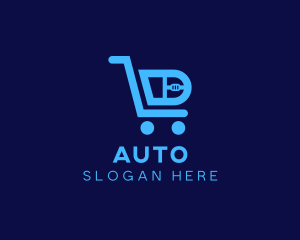 Computer Tech Shopping Cart Logo