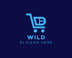 Shopping - Computer Tech Shopping Cart logo design