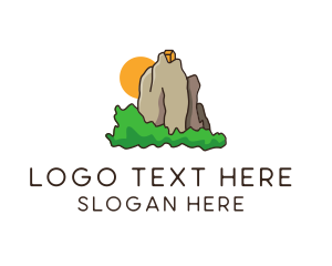 Religion - House Mountain Retreat logo design