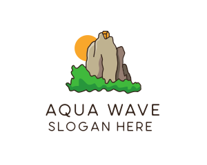 House Mountain Retreat logo design