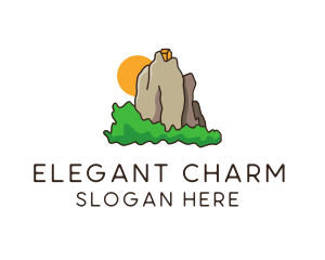 Outdoor Mountain Retreat logo design