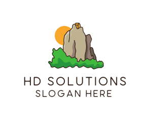 Outdoor Mountain Retreat logo design