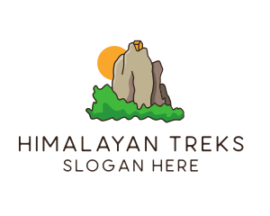 Nepal - House Mountain Retreat logo design