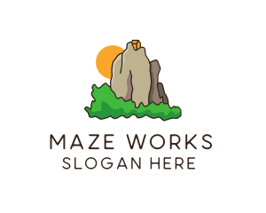 Outdoor Mountain Retreat logo design