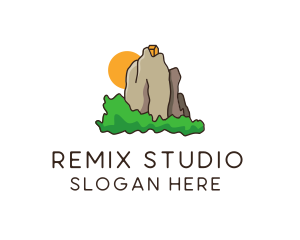 Outdoor Mountain Retreat logo design