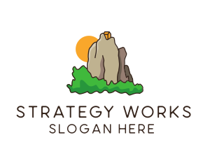 Outdoor Mountain Retreat logo design