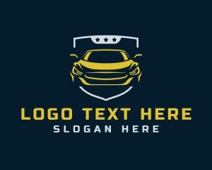 Auto Shop - Automotive Car Crest logo design