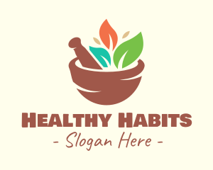 Organic Salad Bowl logo design