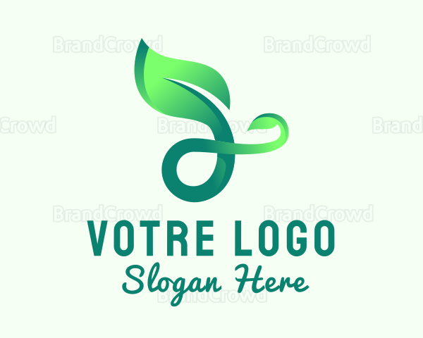 Horticulture Seedling Sprout Logo