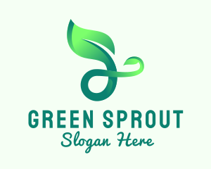 Horticulture Seedling Sprout logo design