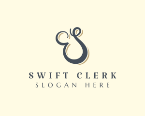 Luxury Business Letter S logo design