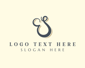 Luxury Business Letter S logo design