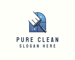 Window Wiper Cleaning logo design