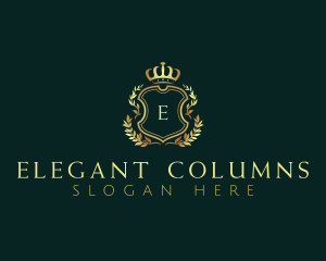 Elegant Ornament Crest logo design