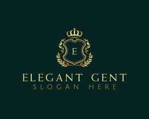 Elegant Ornament Crest logo design