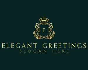 Elegant Ornament Crest logo design