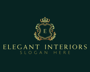 Elegant Ornament Crest logo design