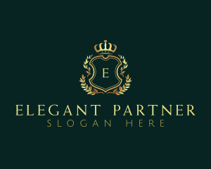 Elegant Ornament Crest logo design