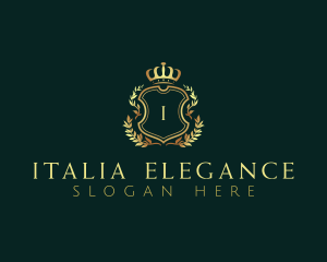 Elegant Ornament Crest logo design