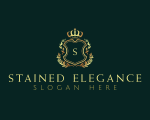 Elegant Ornament Crest logo design