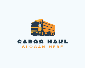 Shipping Freight Truck logo design