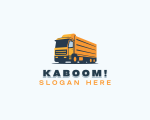 Truckload - Shipping Freight Truck logo design