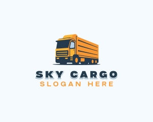 Shipping Freight Truck logo design