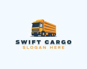 Shipping - Shipping Freight Truck logo design