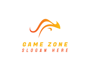 Flame Kangaroo Esports logo design