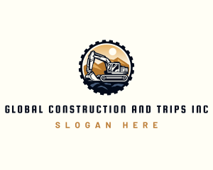 Quarry Cogwheel Excavator Logo