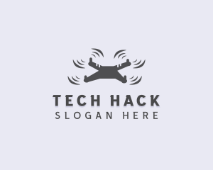 Videography Tech Drone logo design