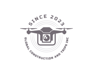 Rotorcraft - Aerial Surveillance Drone logo design