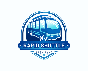 Shuttle - Bus Transport Shuttle logo design
