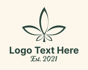 Medical - Medical Weed Leaf logo design
