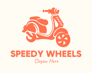 Scooter - Vintage Vespa Scooter logo design