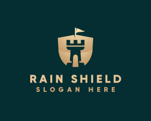 Tower Shield Castle logo design