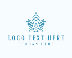 Mindfulness - Zen Spiritual Yoga logo design