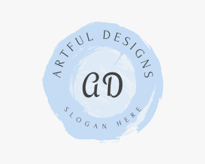 Fashion Designer Watercolor logo design